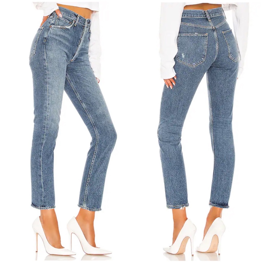 Agolde Riley Crop jeans - Picture 2 of 9